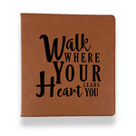 Heart Quotes and Sayings Leather Binder - 1" - Rawhide