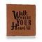 Heart Quotes and Sayings Leather Binder - 1" - Rawhide