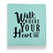 Heart Quotes and Sayings Leather Binder - 1" - Teal