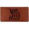 Heart Quotes and Sayings Leatherette Checkbook Holder