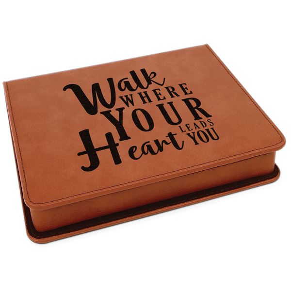 Custom Heart Quotes and Sayings Leatherette 4-Piece Wine Tool Set