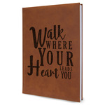 Heart Quotes and Sayings Leatherette Journal - Large - Single Sided