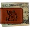 Heart Quotes and Sayings Leatherette Magnetic Money Clip