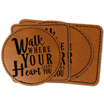 Heart Quotes and Sayings Faux Leather Iron On Patch