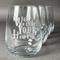 Heart Quotes and Sayings Stemless Wine Glasses (Set of 4)
