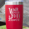 Heart Quotes and Sayings Red Polar Camel Tumbler - 20oz - Close Up