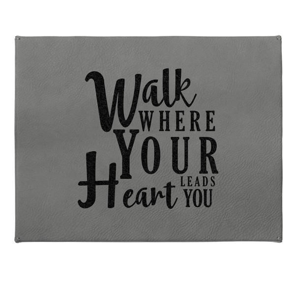 Heart Quotes and Sayings Small Engraved Gift Box with Leather Lid - Approval