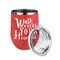 Heart Quotes and Sayings Stainless Wine Tumblers - Coral - Single Sided - Alt View