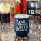 Heart Quotes and Sayings Stainless Wine Tumblers - Navy - Double Sided - In Context