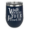 Heart Quotes and Sayings Stainless Wine Tumblers - Navy - Single Sided - Front