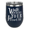 Heart Quotes and Sayings Stemless Stainless Steel Wine Tumbler - Navy - Single Sided