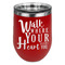 Heart Quotes and Sayings Stemless Stainless Steel Wine Tumbler - Red - Single Sided