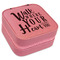 Heart Quotes and Sayings Travel Jewelry Boxes - Pink Leather
