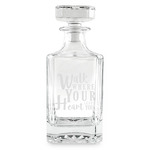 Heart Quotes and Sayings Whiskey Decanter - 26 oz Square