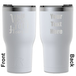 Heart Quotes and Sayings RTIC Tumbler - White - Engraved Front & Back (Personalized)