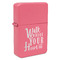 Heart Quotes and Sayings Windproof Lighters - Pink - Front/Main
