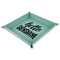 Hello Quotes and Sayings 9" x 9" Teal Leatherette Snap Up Tray - MAIN