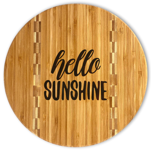 Custom Hello Quotes and Sayings Bamboo Cutting Board