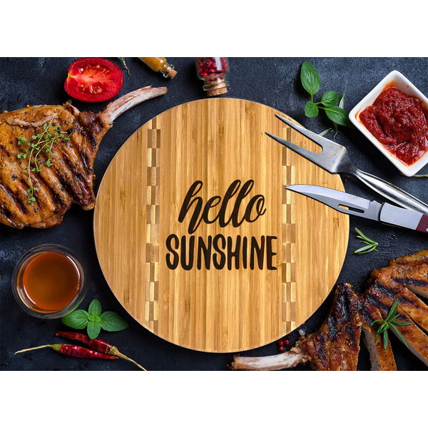 Hello Quotes and Sayings Bamboo Cutting Boards - LIFESTYLE