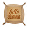 Hello Quotes and Sayings Genuine Leather Valet Trays - FRONT (folded)