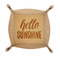 Hello Quotes and Sayings Genuine Leather Dice Tray