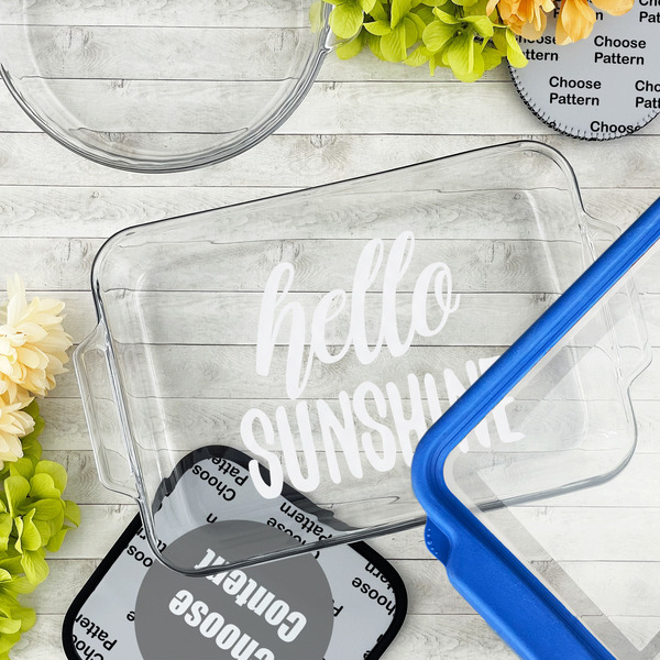 Hello Quotes and Sayings Glass Baking Dish - LIFESTYLE (13x9)