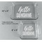 Hello Quotes and Sayings Glass Baking Dish Set - APPROVAL