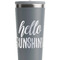 Hello Quotes and Sayings Grey RTIC Everyday Tumbler - 28 oz. - Close Up