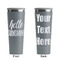 Hello Quotes and Sayings Grey RTIC Everyday Tumbler - 28 oz. - Front and Back