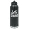Hello Quotes and Sayings Laser Engraved Water Bottles - Front View