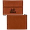Hello Quotes and Sayings Leather Business Card Holder Front Back Single Sided - Apvl
