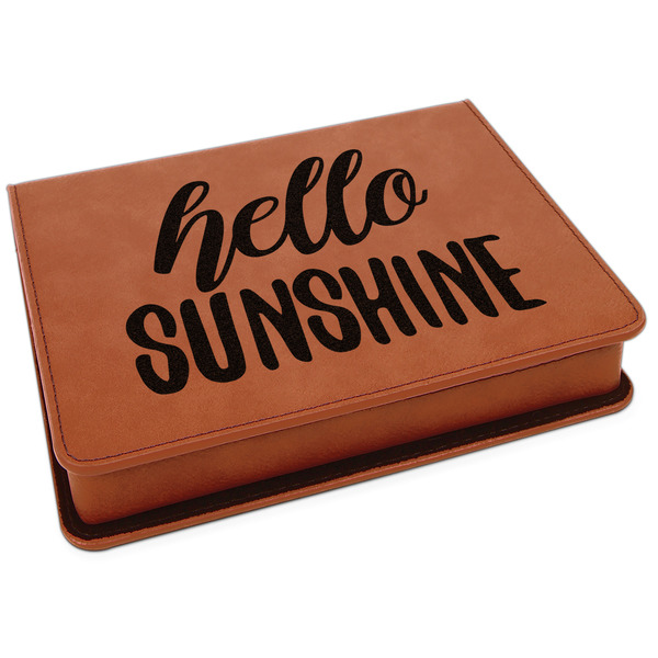 Custom Hello Quotes and Sayings Leatherette 4-Piece Wine Tool Set