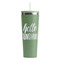 Hello Quotes and Sayings Light Green RTIC Everyday Tumbler - 28 oz. - Front
