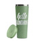 Hello Quotes and Sayings Light Green RTIC Everyday Tumbler - 28 oz. - Lid Off