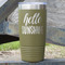 Hello Quotes and Sayings Olive Polar Camel Tumbler - 20oz - Main
