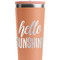 Hello Quotes and Sayings Peach RTIC Everyday Tumbler - 28 oz. - Close Up