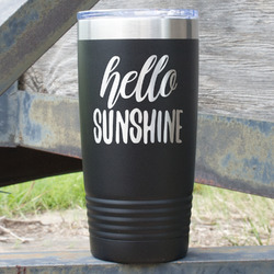 Hello Quotes and Sayings 20 oz Stainless Steel Tumbler