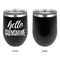 Hello Quotes and Sayings Stainless Wine Tumblers - Black - Single Sided - Approval