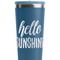 Hello Quotes and Sayings Steel Blue RTIC Everyday Tumbler - 28 oz. - Close Up