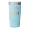 Hello Quotes and Sayings Teal Polar Camel Tumbler - 20oz - Single Sided - Approval