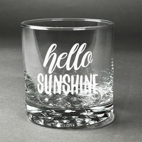 Custom Hello Quotes and Sayings Whiskey Glass - Engraved