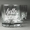 Hello Quotes and Sayings Whiskey Glasses (Set of 4)