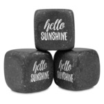 Hello Quotes and Sayings Whiskey Stone Set - Set of 3