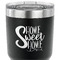 Home Quotes and Sayings 30 oz Stainless Steel Ringneck Tumbler - Black - CLOSE UP