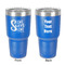 Home Quotes and Sayings 30 oz Stainless Steel Tumbler - Royal Blue - Double-Sided