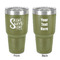 Home Quotes and Sayings 30 oz Stainless Steel Tumbler - Olive - Double-Sided
