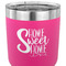 Home Quotes and Sayings 30 oz Stainless Steel Ringneck Tumbler - Pink - CLOSE UP