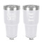 Home Quotes and Sayings 30 oz Stainless Steel Ringneck Tumbler - White - Double Sided - Front & Back
