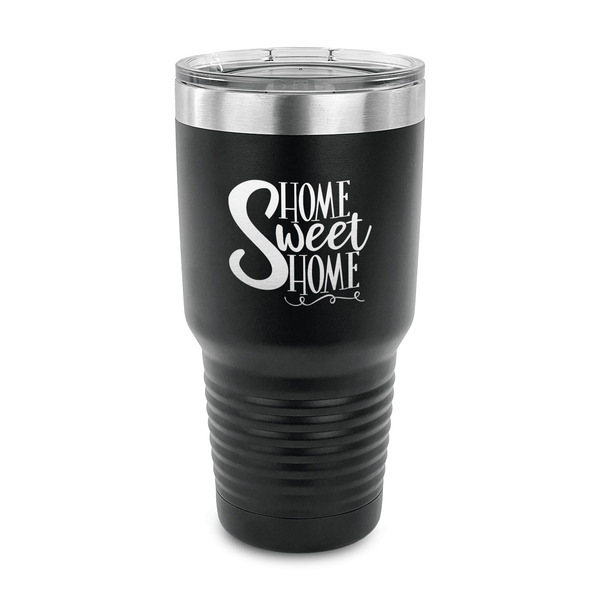 Custom Home Quotes and Sayings 30 oz Stainless Steel Tumbler - Black - Single Sided