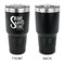 Home Quotes and Sayings 30 oz Stainless Steel Ringneck Tumblers - Black - Single Sided - APPROVAL